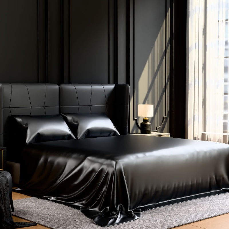 4pc Luxury Satin Bed Sheets (King)